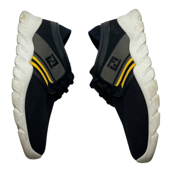 Fendi Knit High Top Lace-Up Sneakers main image 3